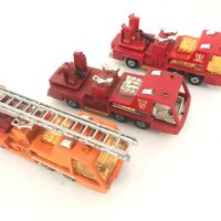 3 Matchbox Fire Tenders #K-9 all In Different States Including A Preproduction Model In Orange Paint. No Reserve.