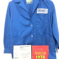 A Matchbox Workwear Lab Coat. Matchbox Catalogs. Staff Letter. Staff Magazine.. etc. No Reserve.