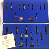 2 Boxed Britains Sets. 1St Battalion Scots Guards Colour Party And Escort #40206 And Scots Guards Colour Party In State Dress 1899 #00215.