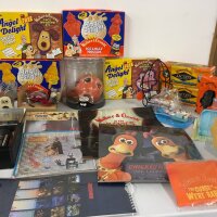 A varied collection of Wallace And Gromit merchandise, including shaving set, calendars.  Includes some food products which are not recommended for consumption.  No reserve