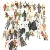 A Collection of Vintage And Modern Star Wars Figures with Others. And 3 Ships. No Reserve.