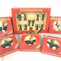 5 Boxed Britains Mounted Figures And. A Royal Marines Set #7204. (6).