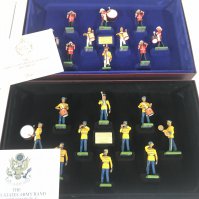 2 Boxed Britains Sets. The Kings Own Royal Border Regiment #5292 And The United States Army Band Of Washington D.C. #5391.(2)