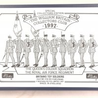 A Boxed William Britains Collectors Club 1997 The Queens Colour Squadron The Royal Air Force Regiment Set.