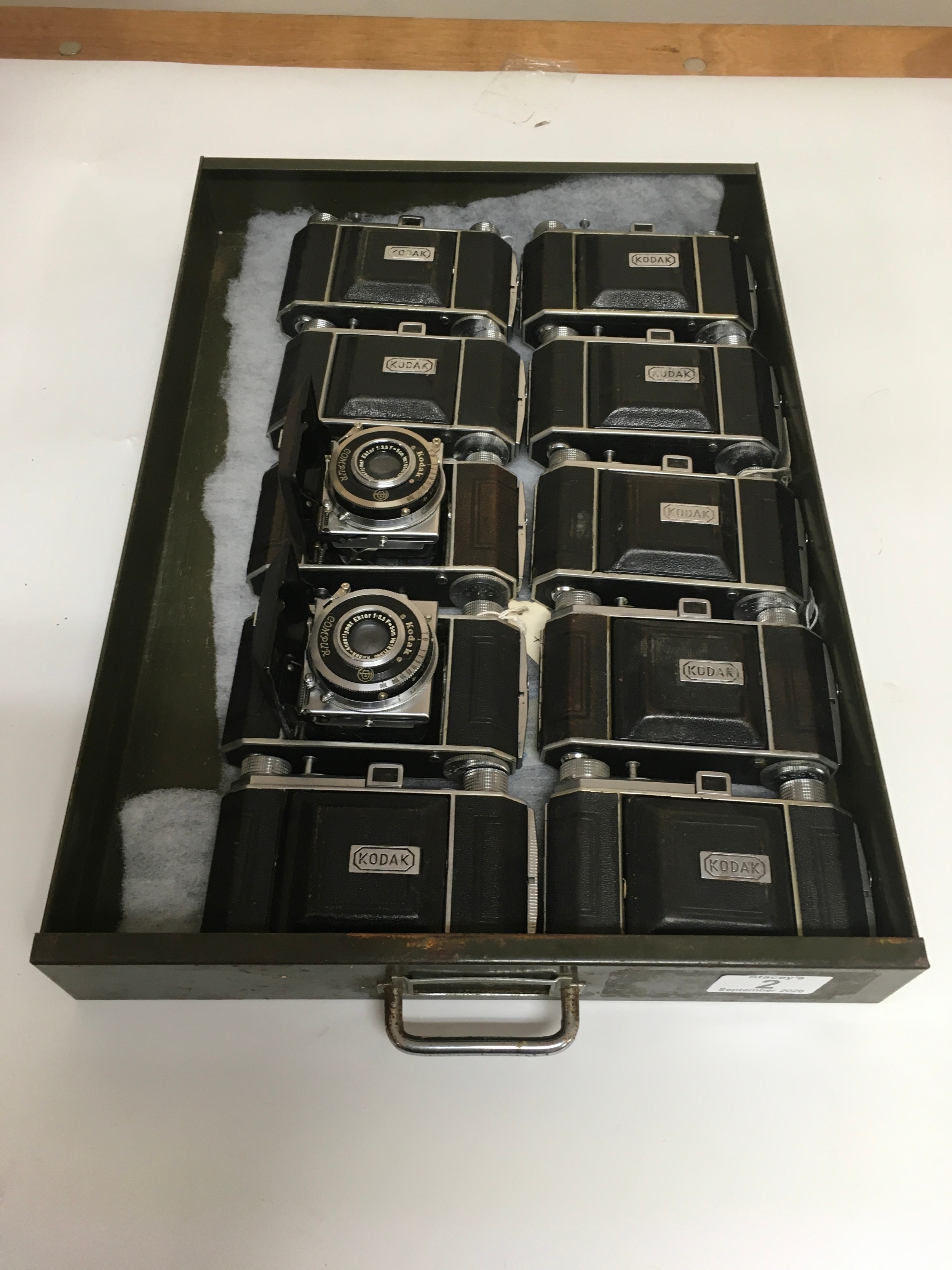 10 Kodak Rapid Compur  Cameras.