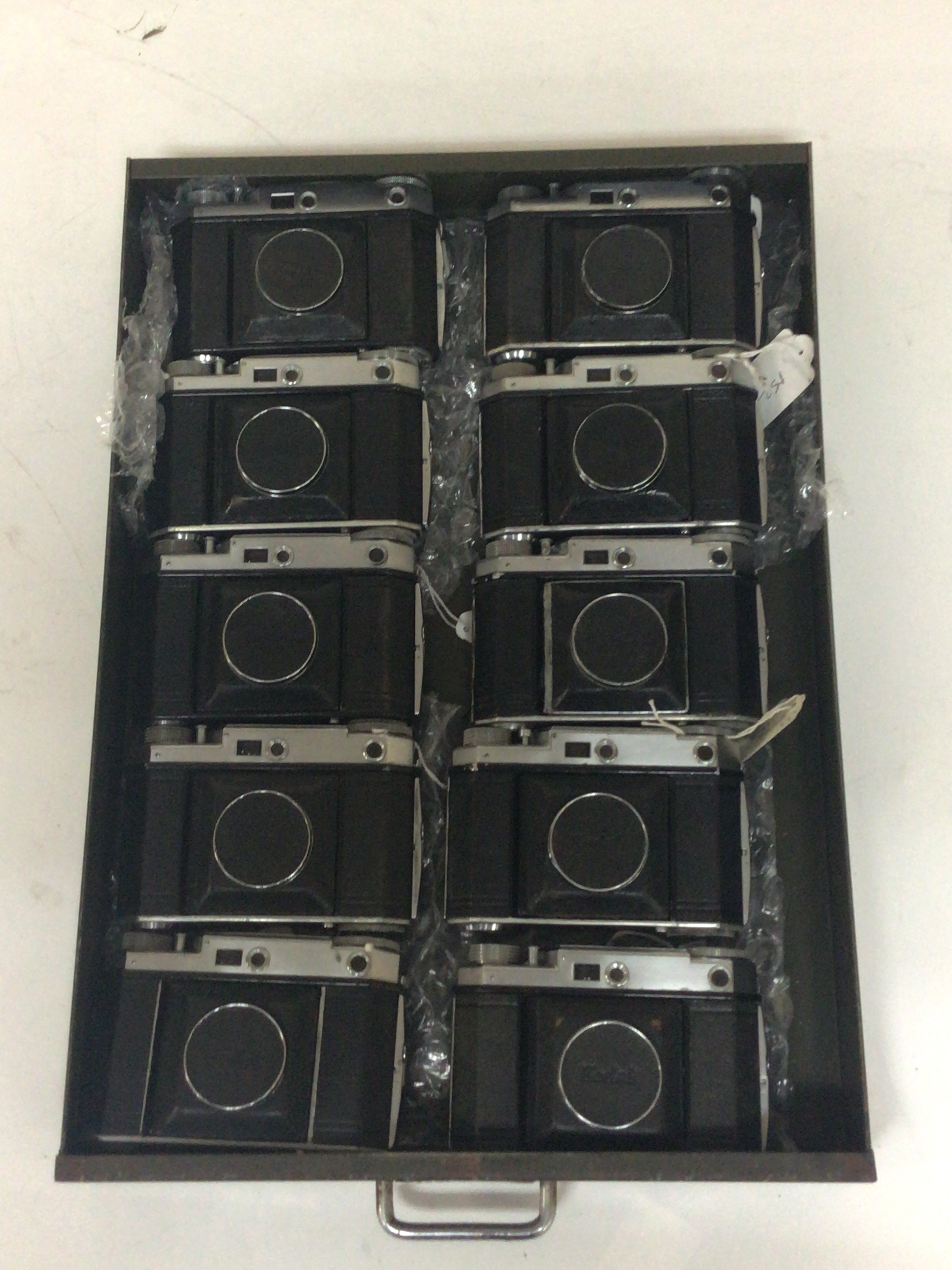 10 Kodak Retina II Compur Rapid Cameras.