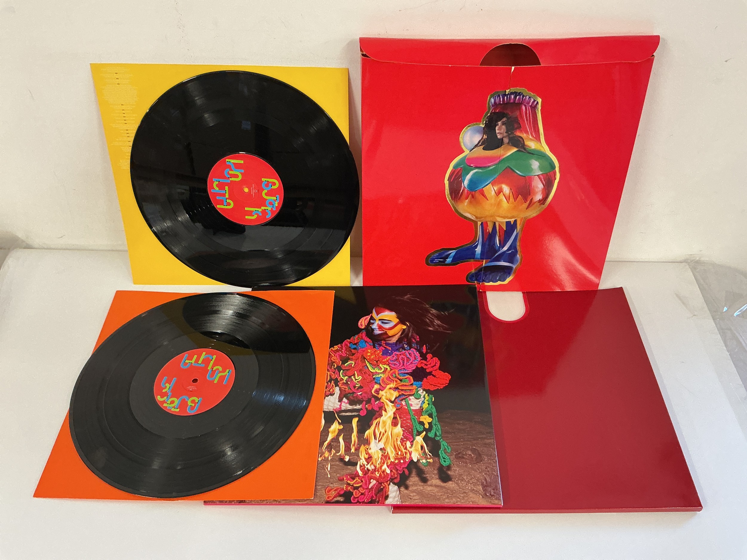 A special edition Bjork 'Volta' 2LP box set.