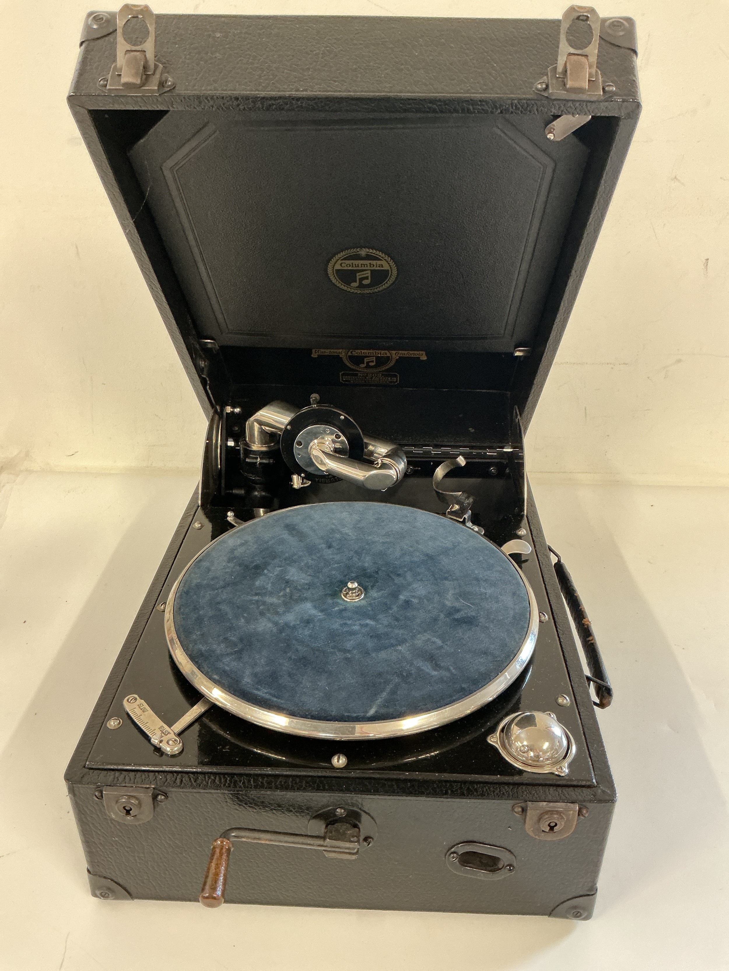 A Columbia 202 gramophone.