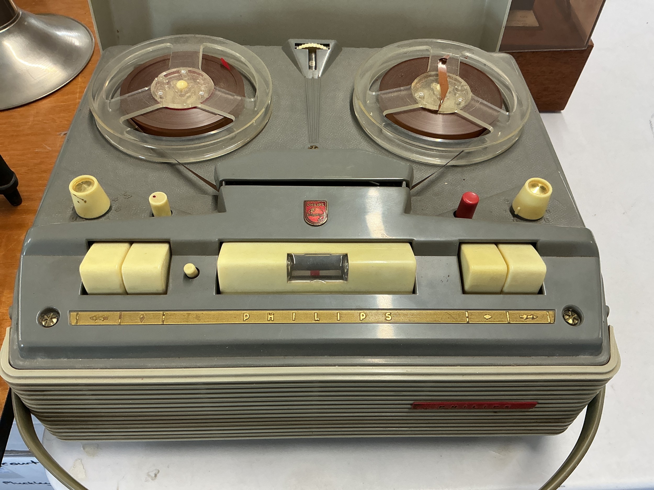 A Philips reel to reel machine.