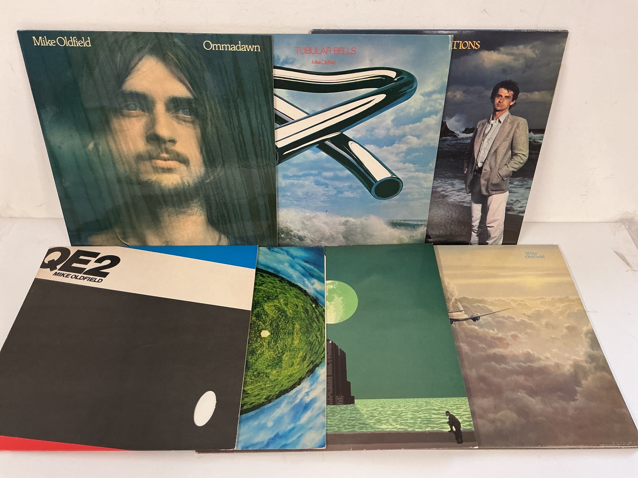 Fifteen Mike Oldfield LPs comprising Ommadawn, Tubular Bells, Hergest Ridge and others.