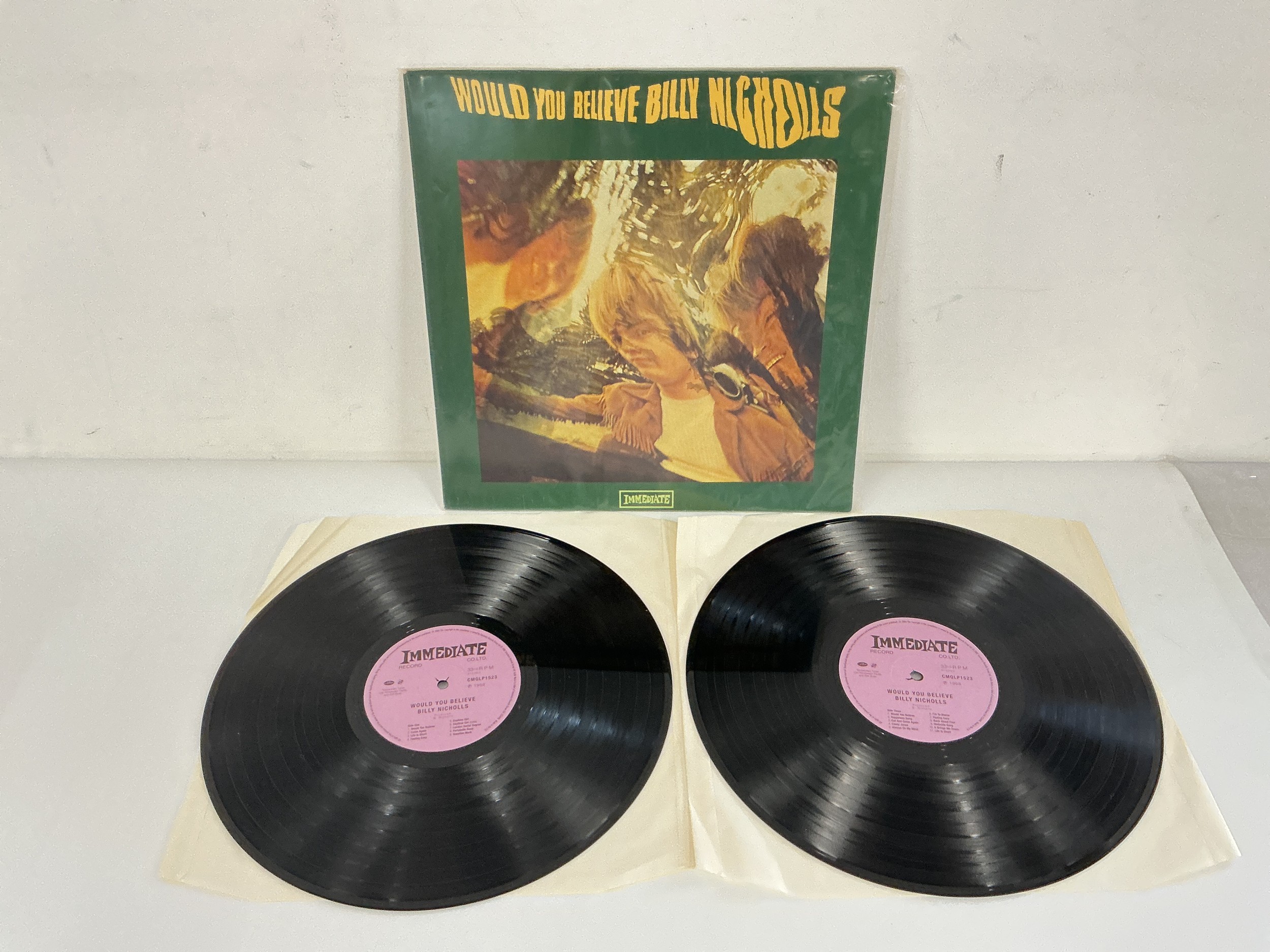 A 2007 limited edition 2LP pressing of Would You Believe by Billy Nicholls, 47/1000. Vinyl EX.