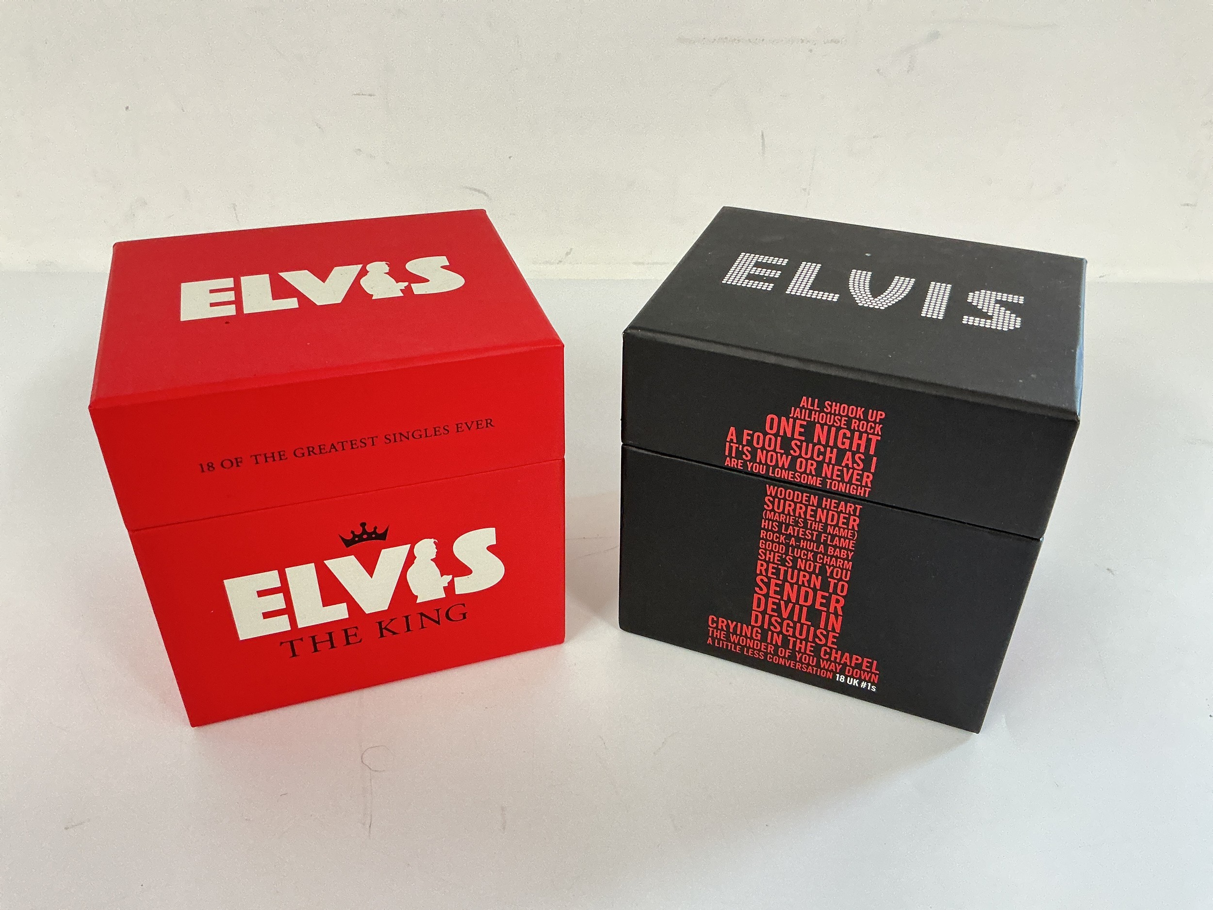 Two limited edition Elvis Presley multi CD box sets.