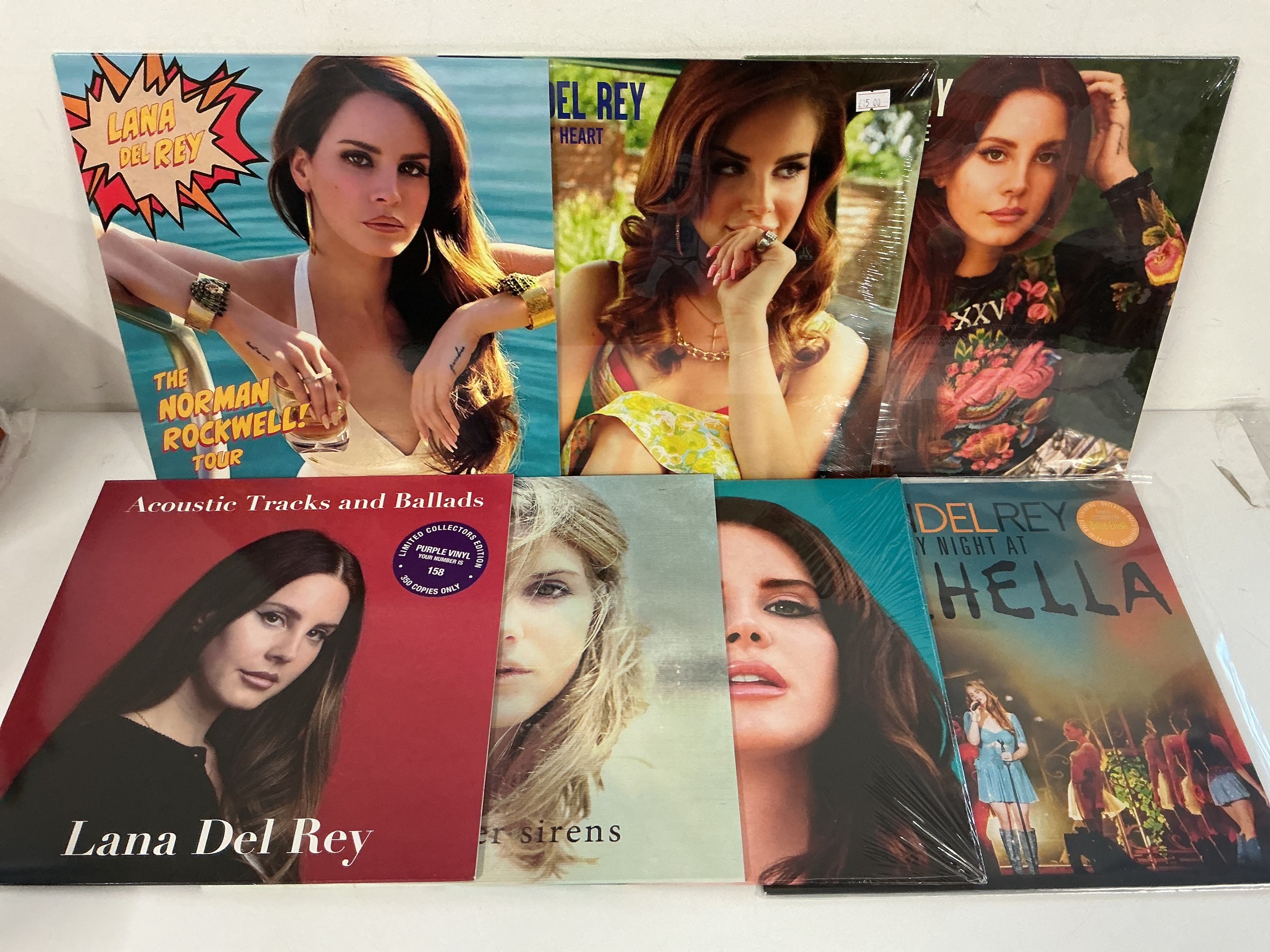 Seven Lana Del Rey LPs.