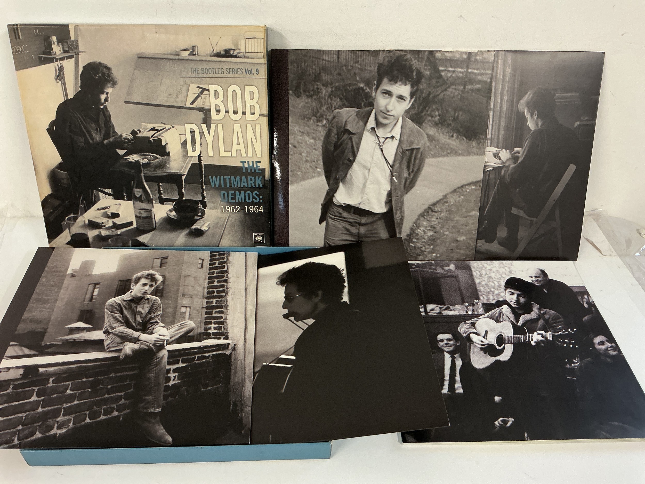 A Bob Dylan - The Witmark Demos 1962-1964 4LP box set. Please note there is a discernible odour of old cigarette smoke to this lot