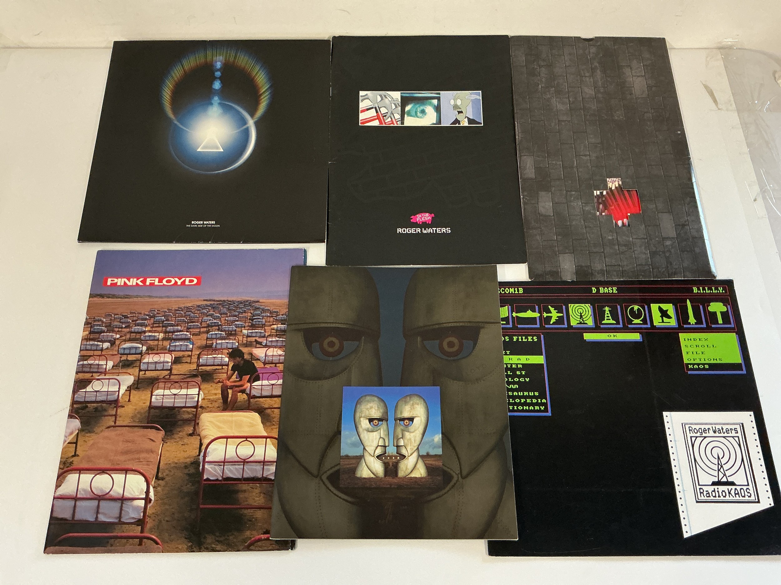 A collection of six Pink Floyd and Roger Waters tour programs. Includes a 1989 program signed by Nick Mason.
