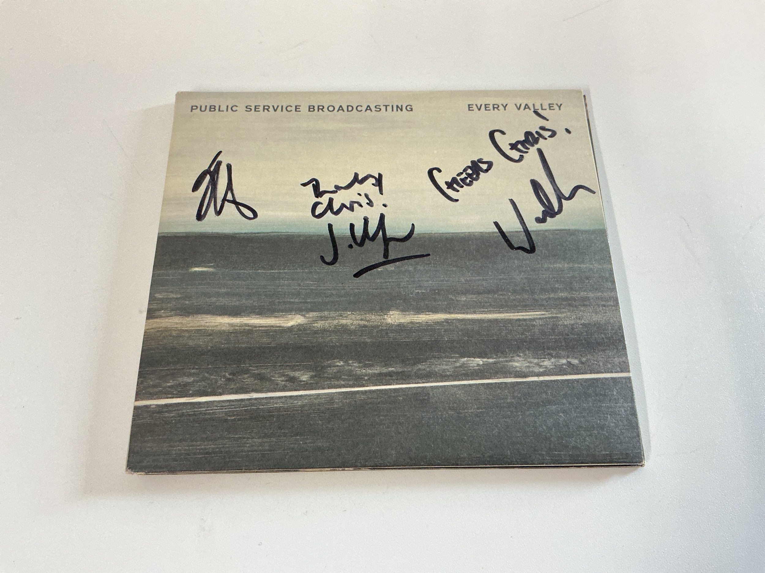 A fully signed Public Service Broadcasting Every Valley CD.