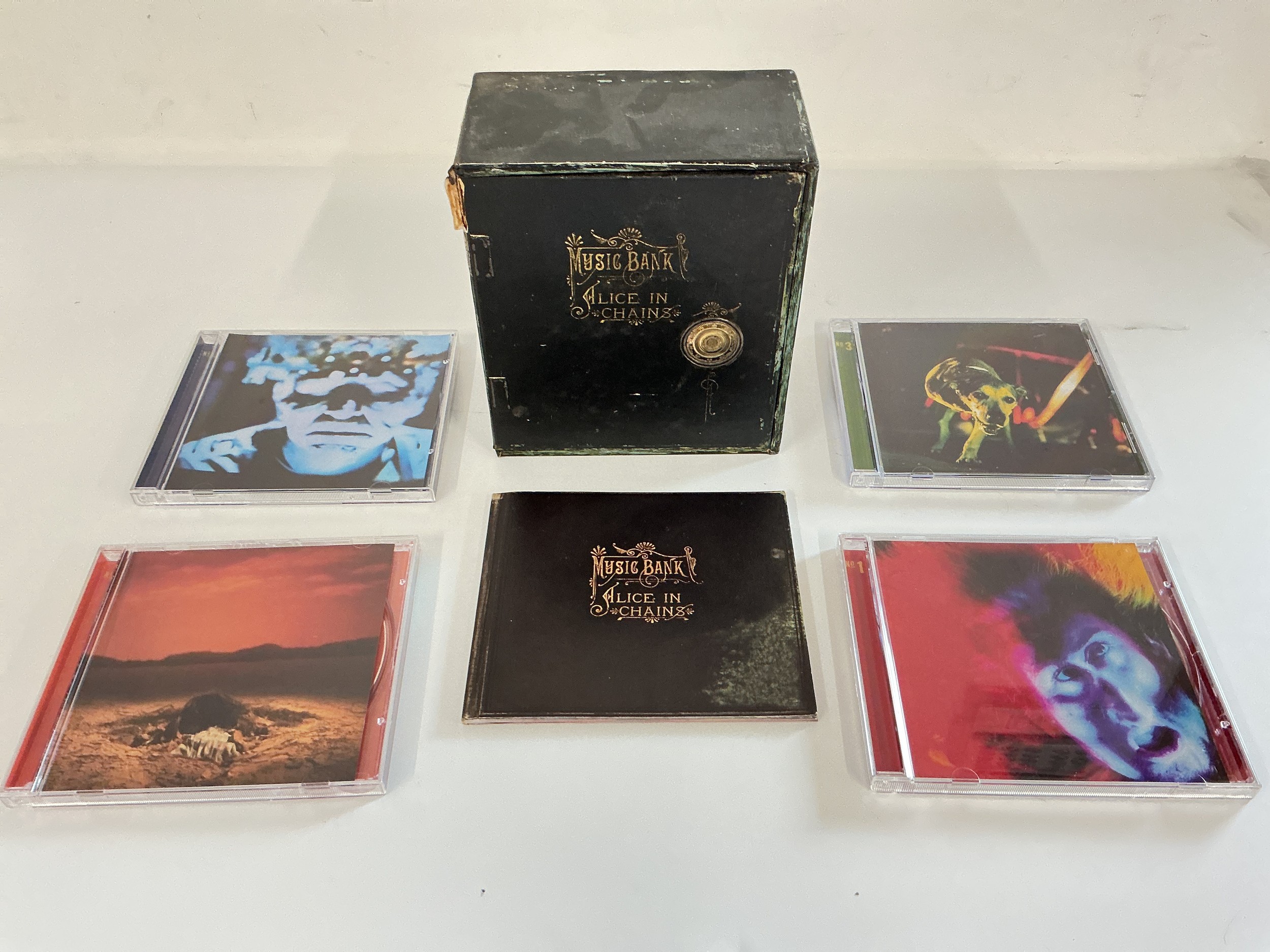 An Alice In Chains 'Music Bank' 4CD box set.