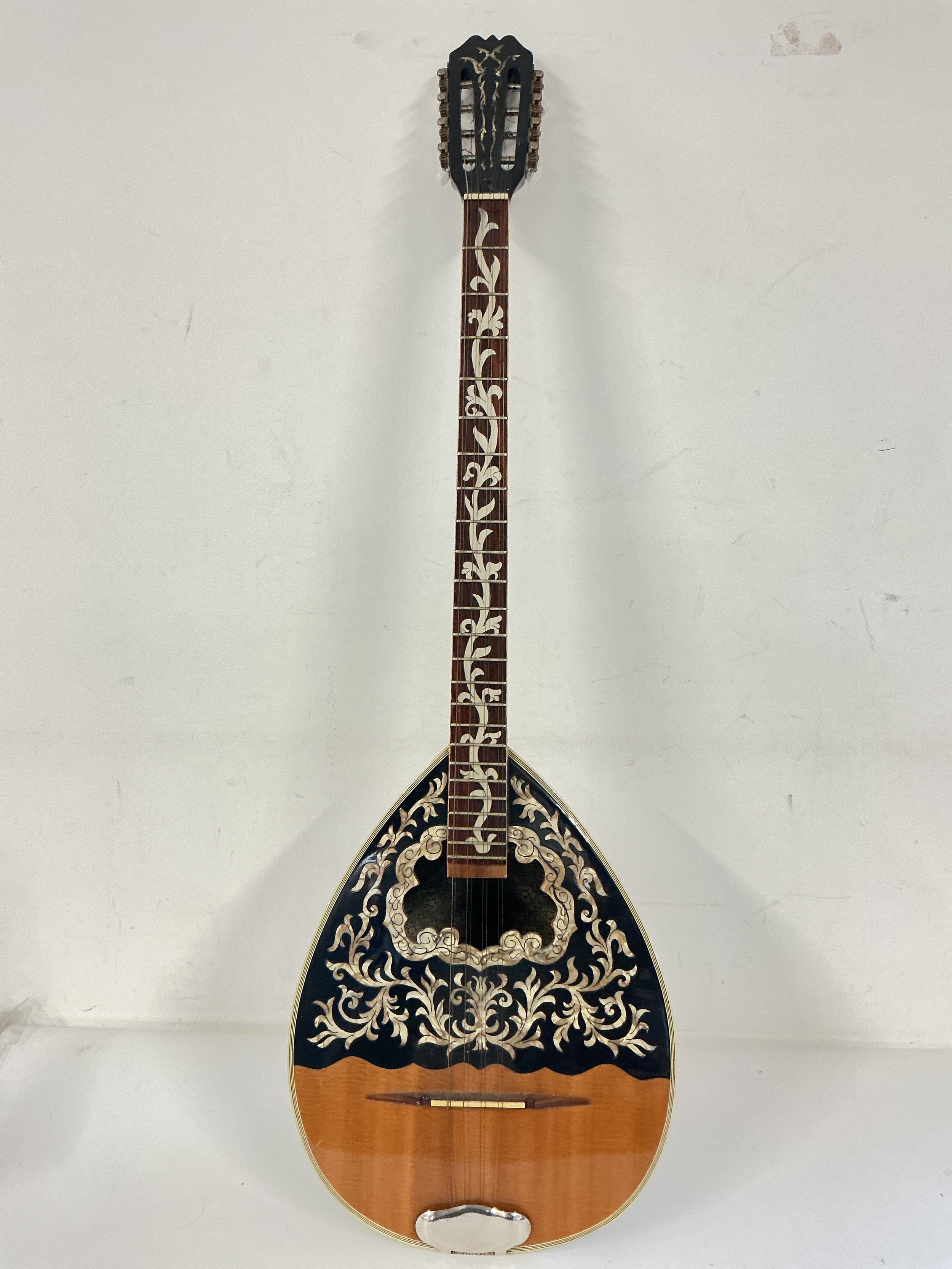 An Ecorda B-45 bouzouki, no case.