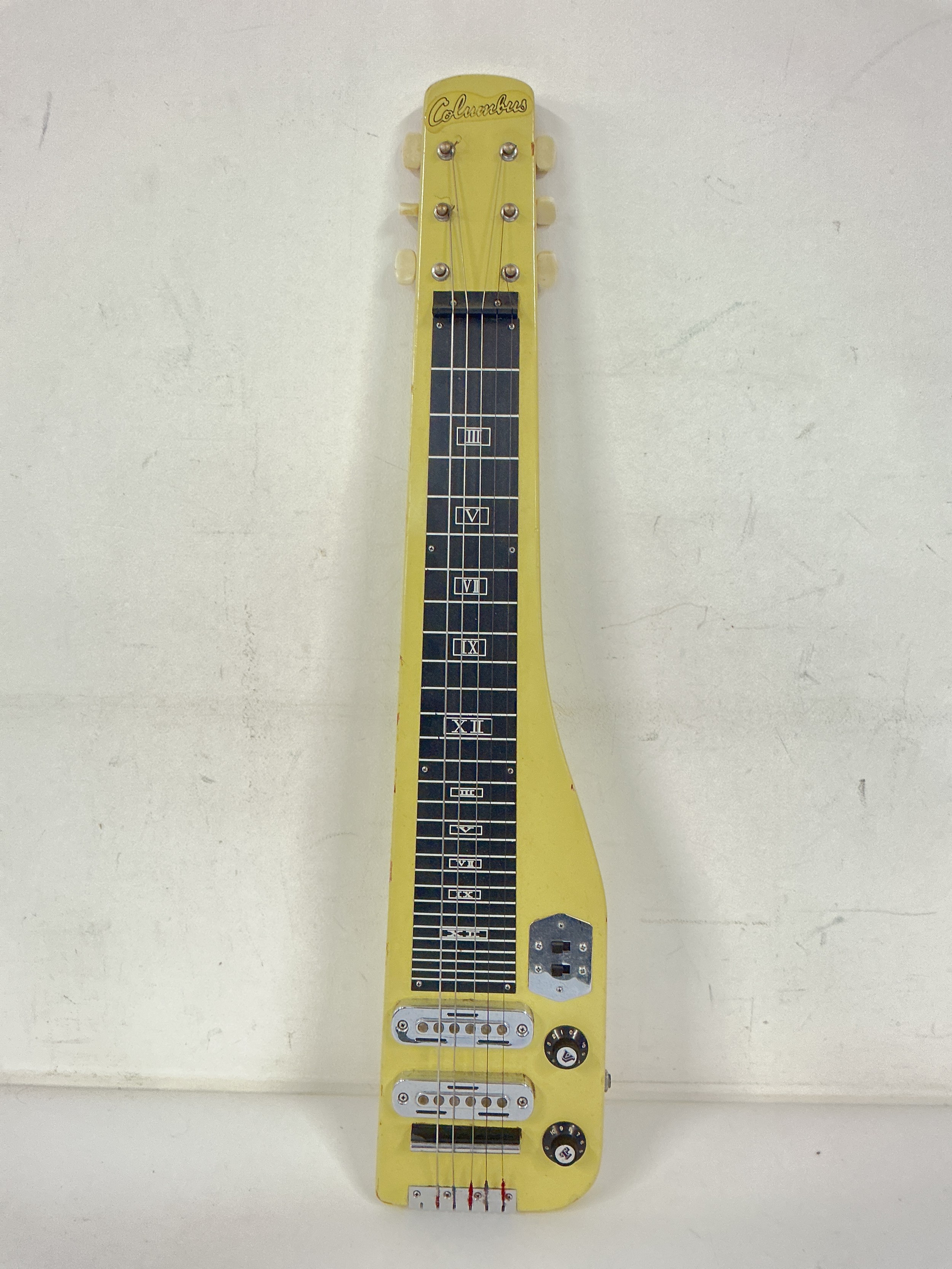 A Columbus lap steel, no case.