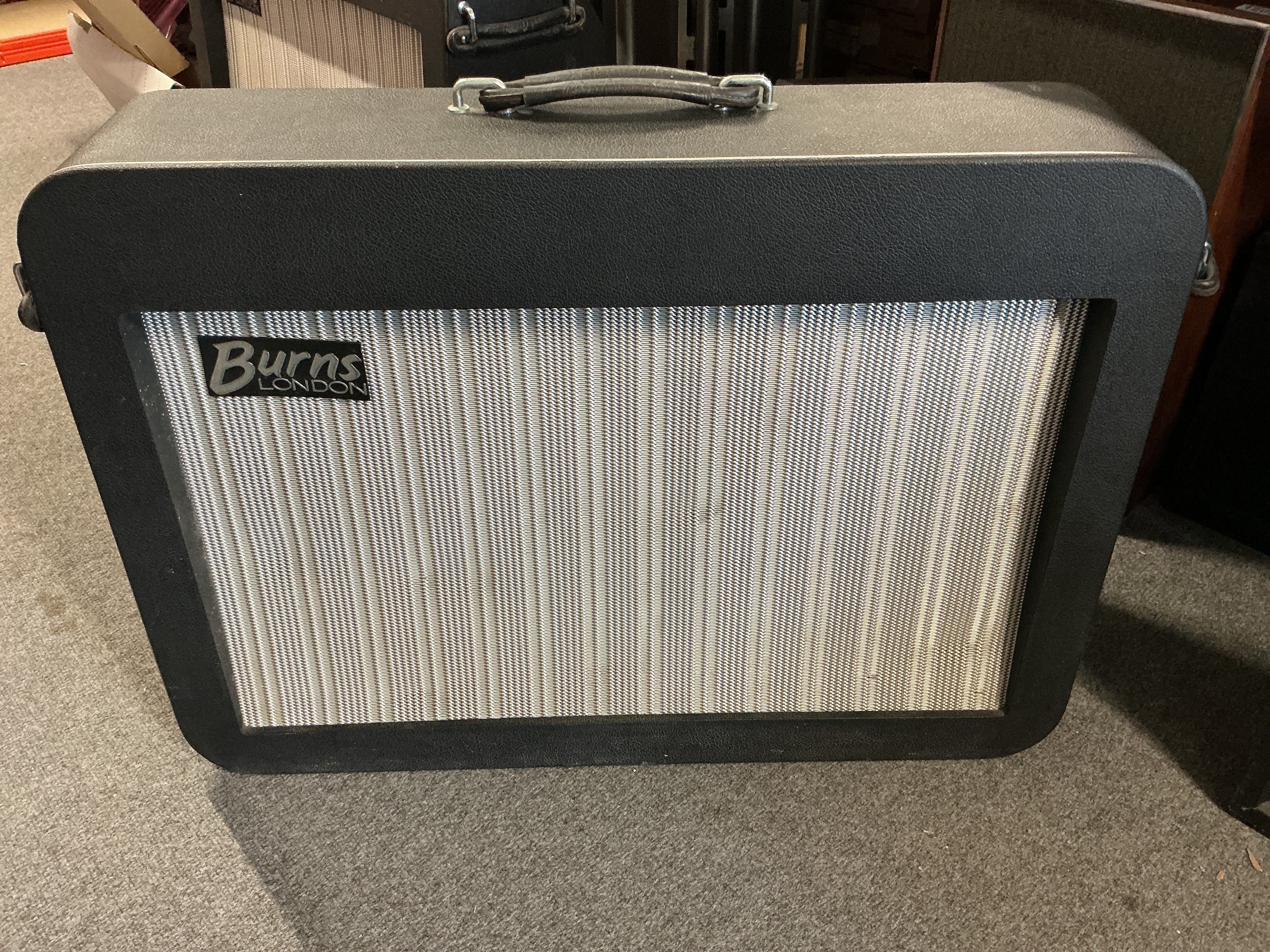 A Burns Orbit 6 International combo amplifier.