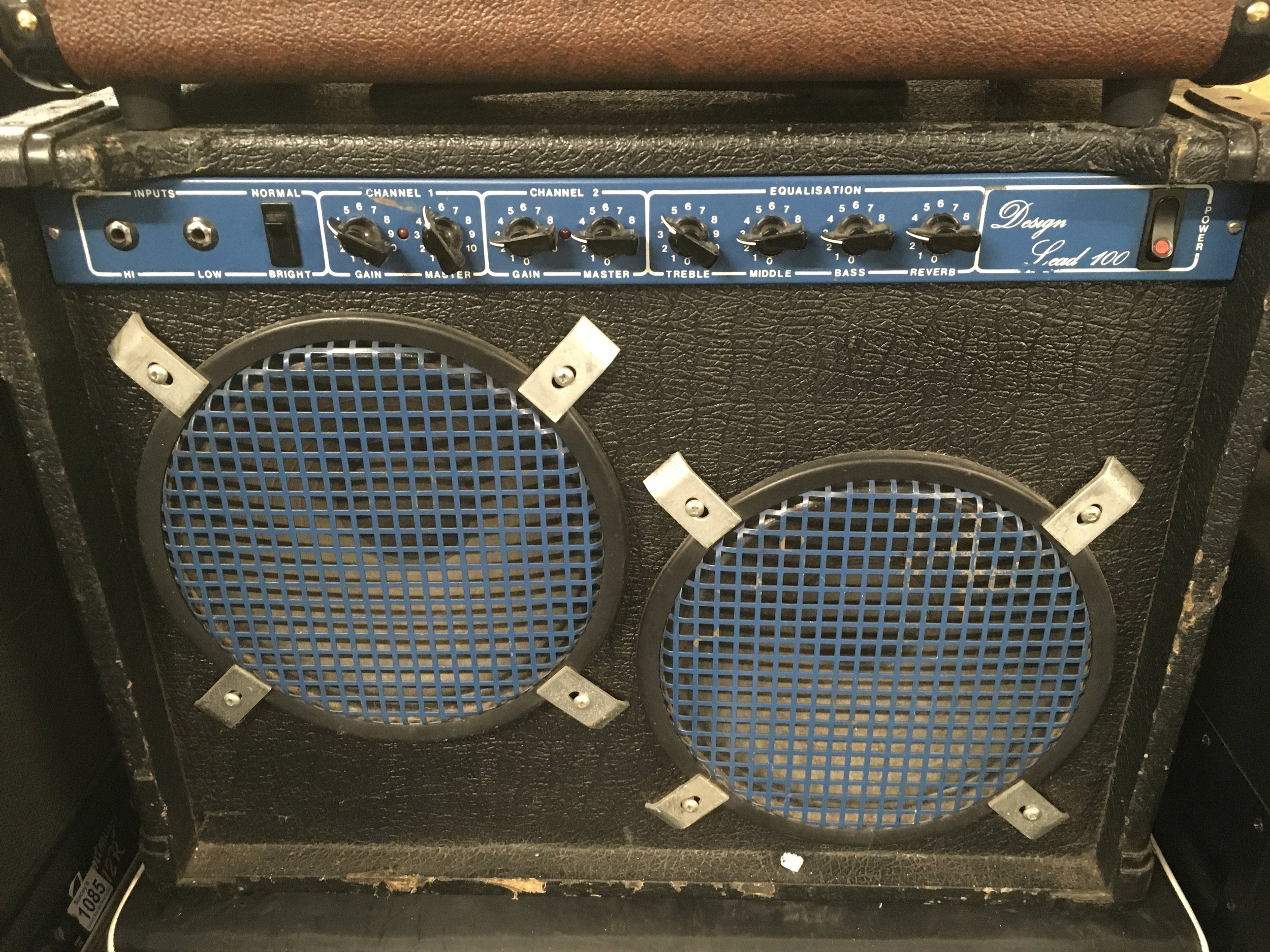 A Vintage 1970's Design Sound British Built Lead 100 amplifier.