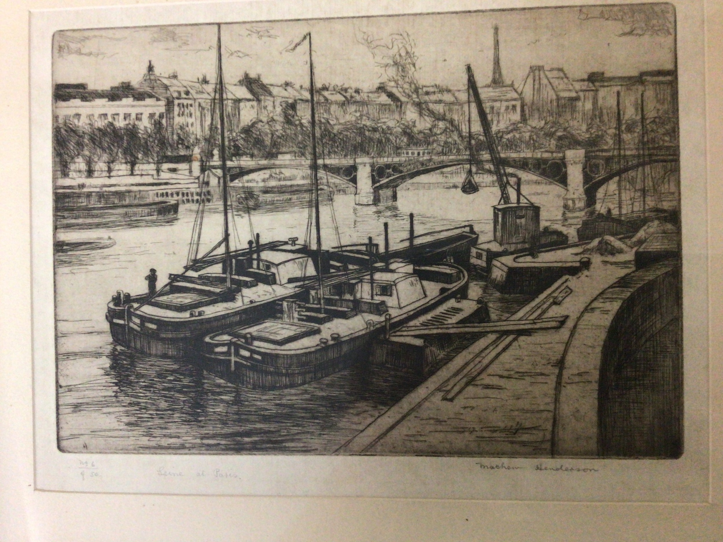 A Collection of early 20th century etchings including works by Edward Boverie Hoyton Mathew Henderson and others.