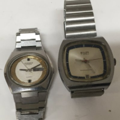 A Vintage oval dial Citizen watch not seen working and a Buler 17Jewel manual wind gents watch (2) NO RESERVE