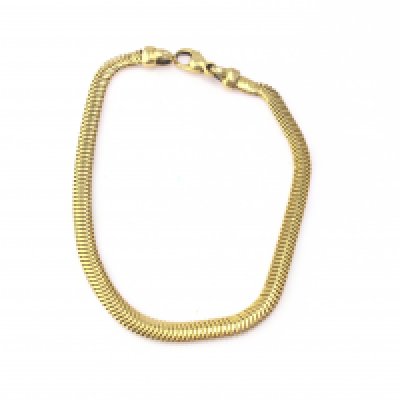 A 9ct gold snake bracelet. 6.59g