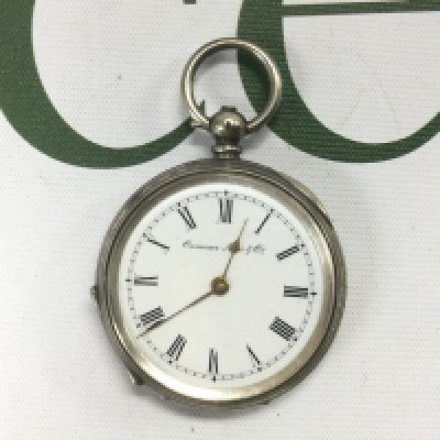 A Camerer Kuss & Co silver cased pocket watch. Shipping category A.