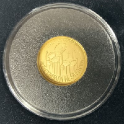 2018 Alderney Centenary of The End of WW1, Matt proof half sovereign (A)