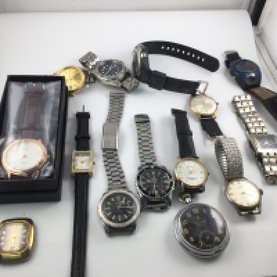 A collection of watches including Roma and Avia etc. Postage B
