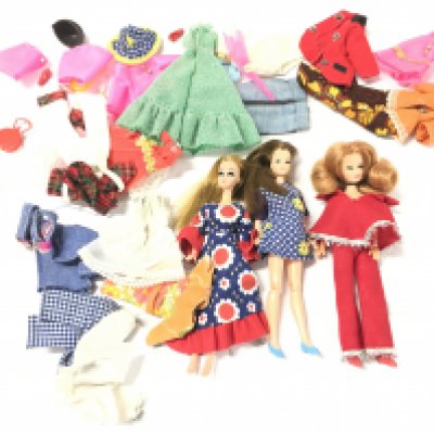 3 X Pippa Dolls And Accessories.
