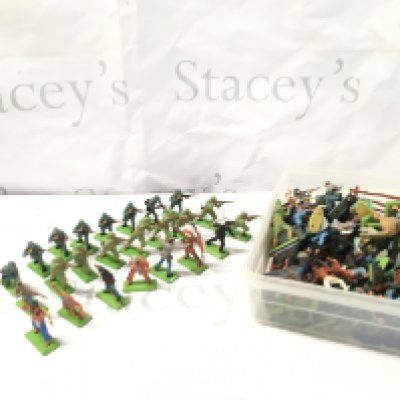 A Box Containing Britains Soldiers and Others. No Reserve.