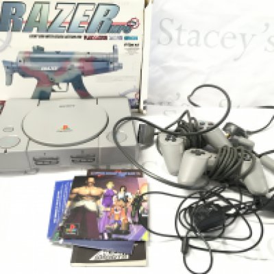 A Sony PlayStation with A Collection of Games. No Reserve.