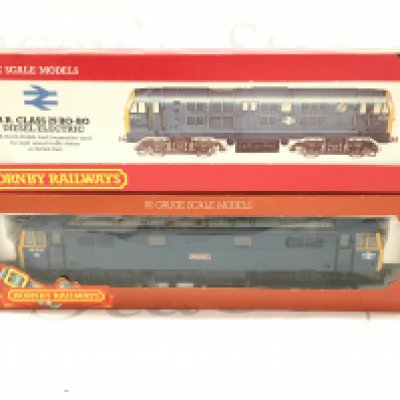 2 X Boxed Hornby 00 Gauge Locomotives. A BR Class 29 #R.084 And A BR Class 86/2 Electric #R.360.