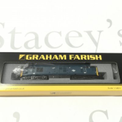 A Boxed Graham Farish N Gauge Class 37/0 Diesel 3728 BR Blue. No Reserve.
