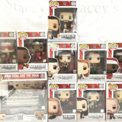 A Collection of Funko Pop Figures All WWE.
