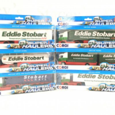 6 X Boxed Corgi Super Haulers all Eddie Stobart. No Reserve.