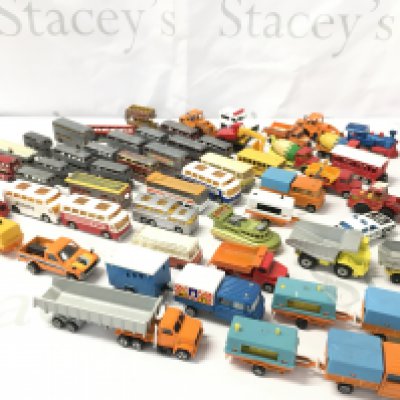 A Collection of Playworn Diecast Including Matchbox And Majorette. No Reserve.