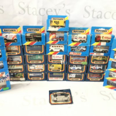 A Collection of Boxed Matchbox Diecast. Boxes Are In Various States.