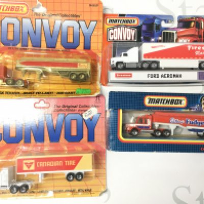 4 X Boxed Matchbox Convoy Trucks. No Reserve.