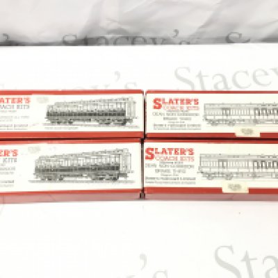 4 X Boxed 00 Gauge Slaters Coach Kits. No Reserve.