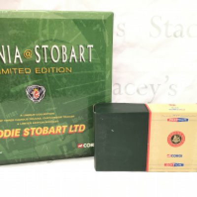 A Boxed Corgi Scania And Stobart Set #CC99155 And A Scammell Crusader Flatbed Trailer #CC12608. No Reserve.