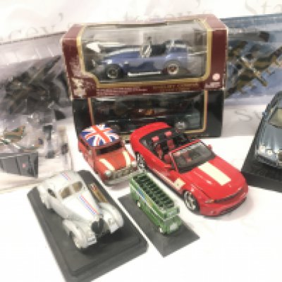 A Collection of Boxed And Loose Diecast. Including Aircraft And Cars. No Reserve.