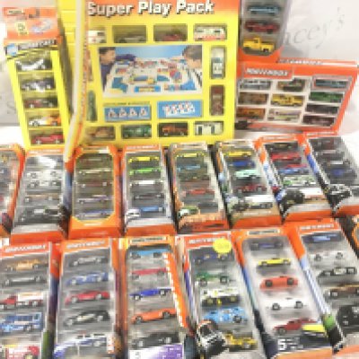 A Collection of Boxed Modern Matchbox Diecast. Mostly 5 Pack Sets.