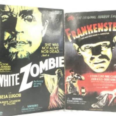 A Boxed Sideshow Toy White Zombie Figure And A Frankenstein Figure.(2).