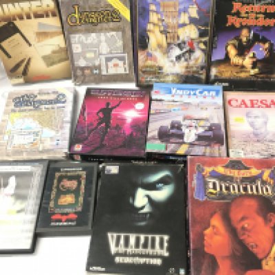 A Box Containing Various Computer Games and a Board Game. No Reserve.