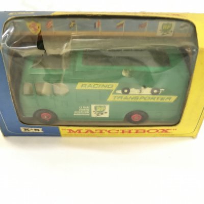 A Boxed Matchbox Racing Car Transporter. #K-5.