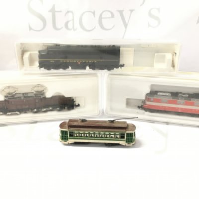 4 N Gauge Locomotives. Including Minitrix. No Reserve.