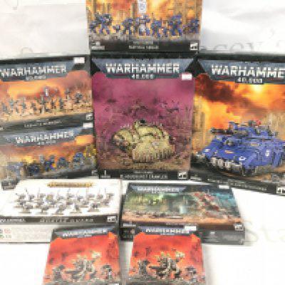 A Collection of Boxed And Sealed Warhammer Sets.